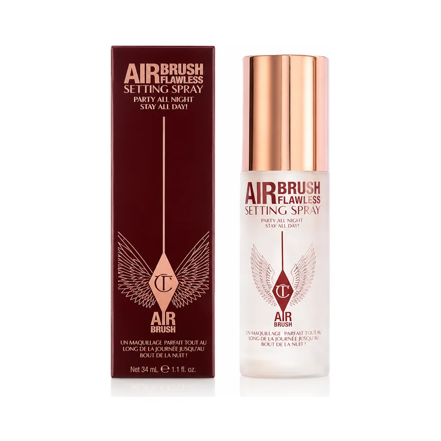 Charlotte Tilbury Airbrush Flawless Setting Spray 34ml — authentic makeup mini from TWINS JAPAN TRADING