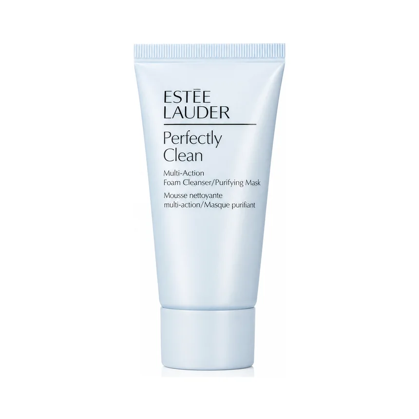 Estée Lauder Perfectly Clean Foam Cleanser / Purifying Mask 30ml — authentic skincare mini from TWINS JAPAN TRADING