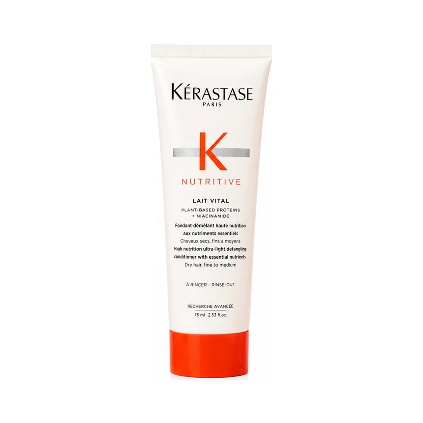 Kérastase Nutritive Lait Vital Detangling Conditioner 75ml — authentic haircare mini from TWINS JAPAN TRADING